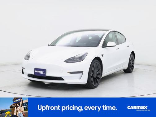 White 2023 Tesla Model 3 Performance