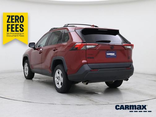 Red 2020 Toyota RAV4 LE