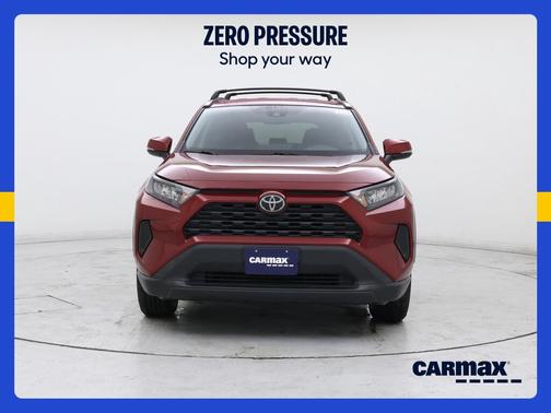 Red 2020 Toyota RAV4 LE