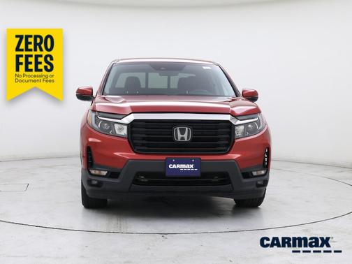 Red 2023 Honda Ridgeline RTL-E