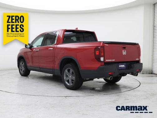 Red 2023 Honda Ridgeline RTL-E