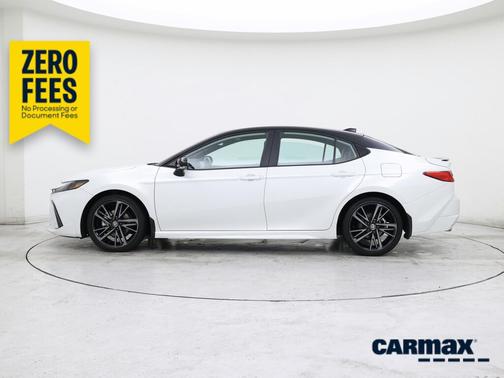 White 2025 Toyota Camry XSE