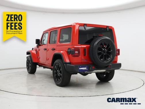 Red 2025 Jeep Wrangler 4xe Sahara