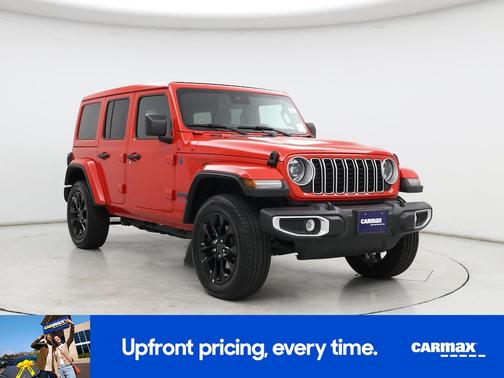 Red 2025 Jeep Wrangler 4xe Sahara