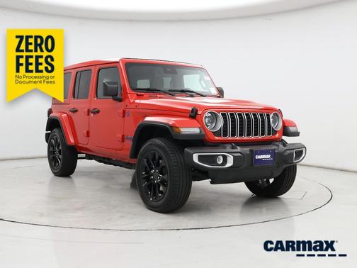 Red 2025 Jeep Wrangler 4xe Sahara