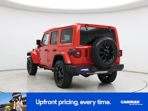 Red 2025 Jeep Wrangler 4xe Sahara