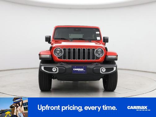 Red 2025 Jeep Wrangler 4xe Sahara