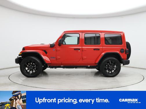Red 2025 Jeep Wrangler 4xe Sahara