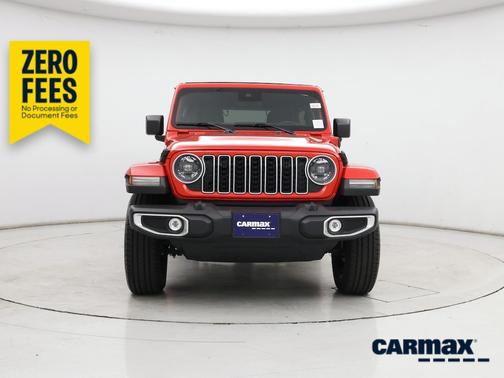 Red 2025 Jeep Wrangler 4xe Sahara