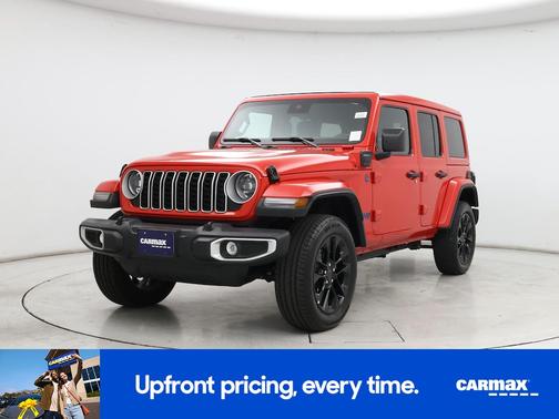 Red 2025 Jeep Wrangler 4xe Sahara