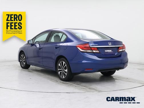 Blue 2014 Honda Civic EX