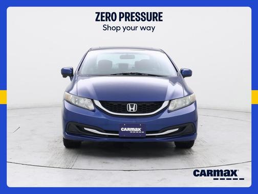 Blue 2014 Honda Civic EX