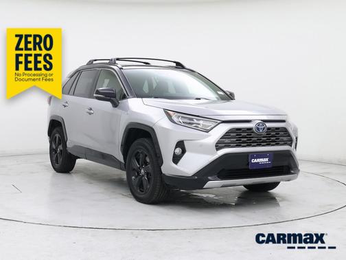 Silver 2019 Toyota RAV4 Hybrid XSE