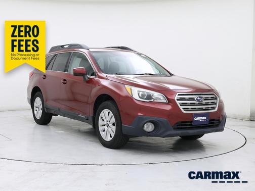 Red 2017 Subaru Outback 2.5I Premium