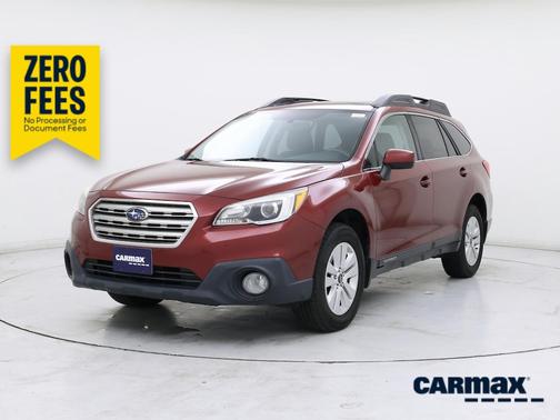 Red 2017 Subaru Outback 2.5I Premium