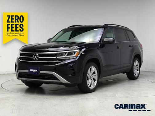 Black 2021 Volkswagen Atlas SE w/Tech