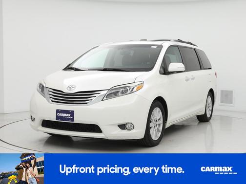 White 2017 Toyota Sienna Limited Premium