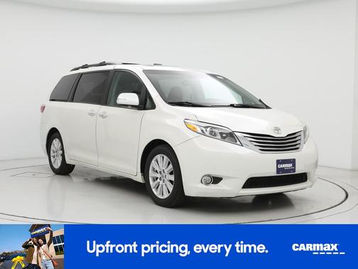 White 2017 Toyota Sienna Limited Premium