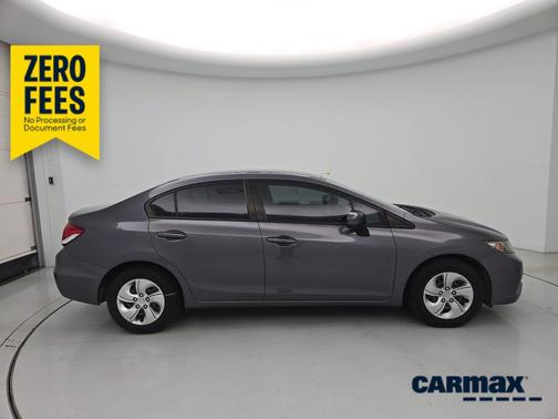 Gray 2015 Honda Civic LX
