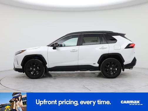 White 2023 Toyota RAV4 Hybrid XSE