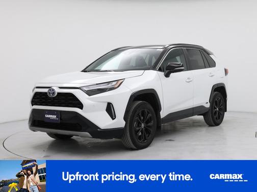 White 2023 Toyota RAV4 Hybrid XSE