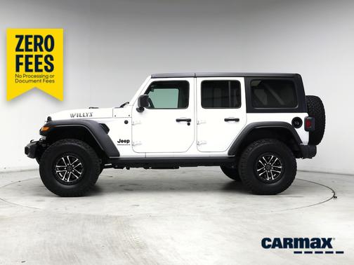 White 2025 Jeep Wrangler Willy's