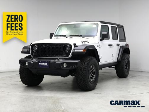 White 2025 Jeep Wrangler Willy's