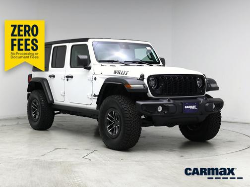 White 2025 Jeep Wrangler Willy's