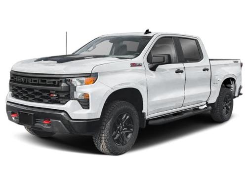 Summit White 2026 Chevrolet Silverado 1500 Custom Trail Boss Truck