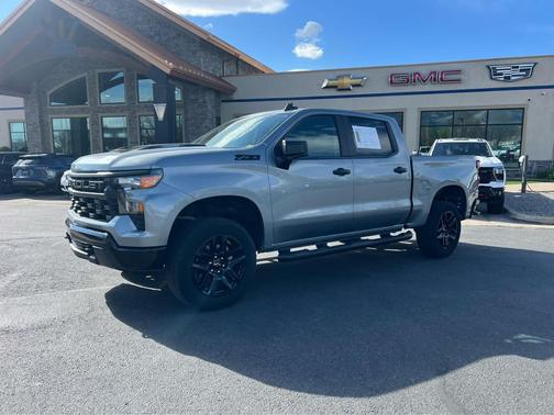 Sterling Gray Metallic 2024 Chevrolet Silverado 1500 Custom Trail Boss