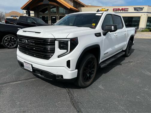 Summit White 2025 GMC Sierra 1500 Elevation