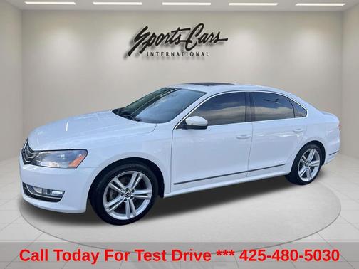 Candy White 2014 Volkswagen Passat 1.8T Auto SEL Premium