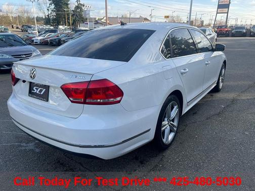 Candy White 2014 Volkswagen Passat 1.8T Auto SEL Premium