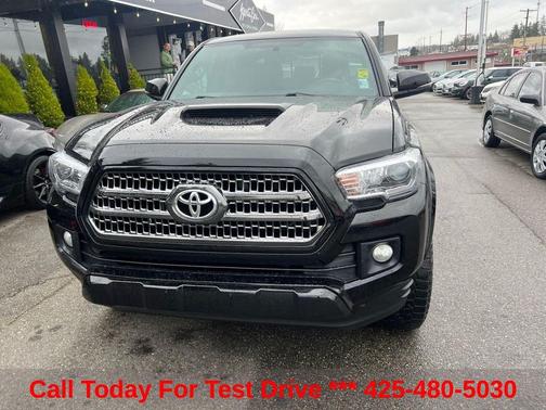 Black 2017 Toyota Tacoma TRD Sport