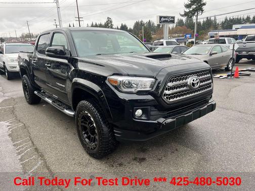 Black 2017 Toyota Tacoma TRD Sport