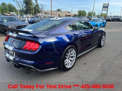 Kona Blue Metallic 2018 Ford Mustang GT Premium
