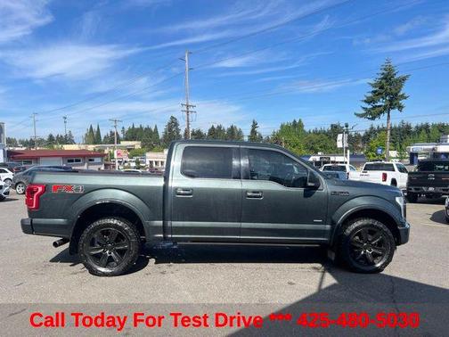 White Platinum Metallic Tri-Coat 2015 Ford F-150 Platinum