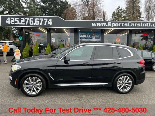 Black Sapphire Metallic 2018 BMW X3 xDrive30i