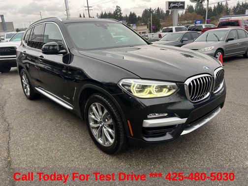 Black Sapphire Metallic 2018 BMW X3 xDrive30i