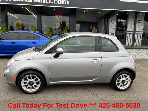 Billet Argento (Silver) 2015 FIAT 500 Pop