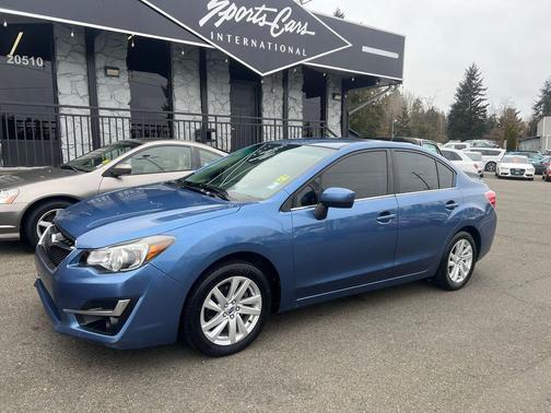 Quartz Blue Pearl 2016 Subaru Impreza 2.0i Premium