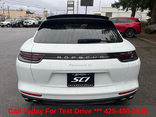 Carrara White Metallic 2018 Porsche Panamera 4S Sport Turismo