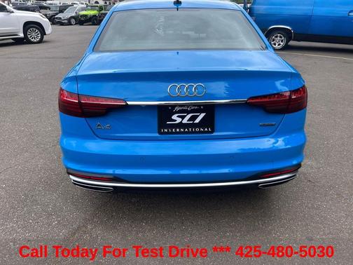 Blue 2022 Audi A4 45 S line Premium Plus