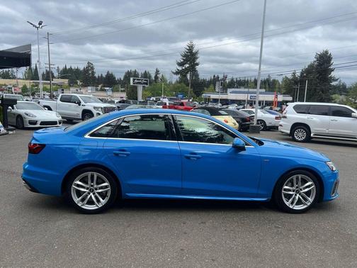 Blue 2022 Audi A4 45 S line Premium Plus