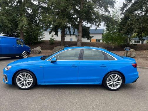 Blue 2022 Audi A4 45 S line Premium Plus