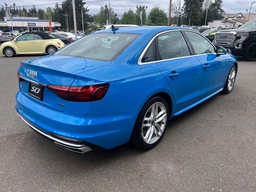 Blue 2022 Audi A4 45 S line Premium Plus