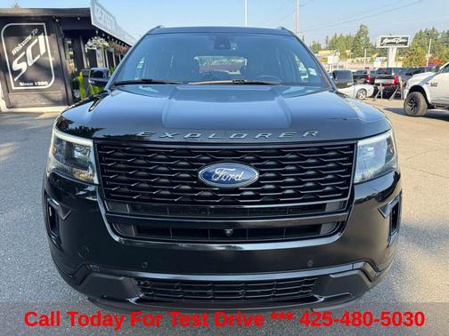 Shadow Black 2018 Ford Explorer Sport