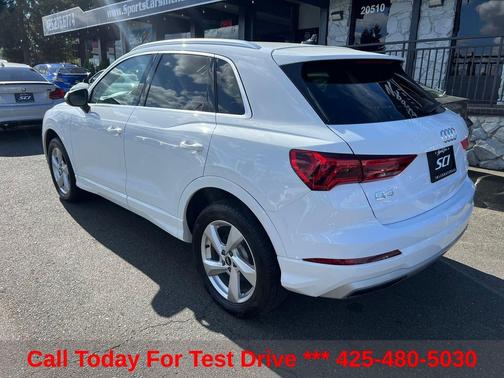 White 2021 Audi Q3 40 Premium