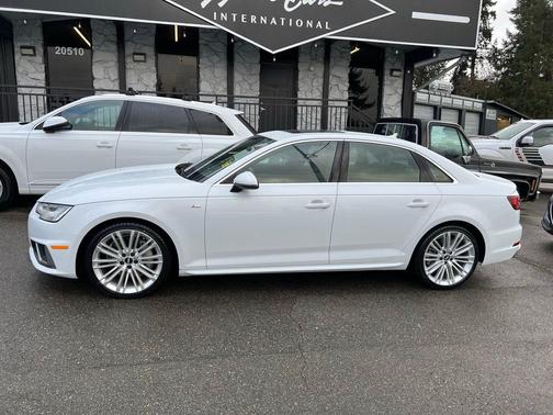 Glacier White Metallic 2019 Audi A4 2.0T Premium Plus
