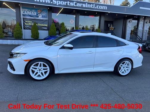 White Orchid Pearl 2018 Honda Civic Si